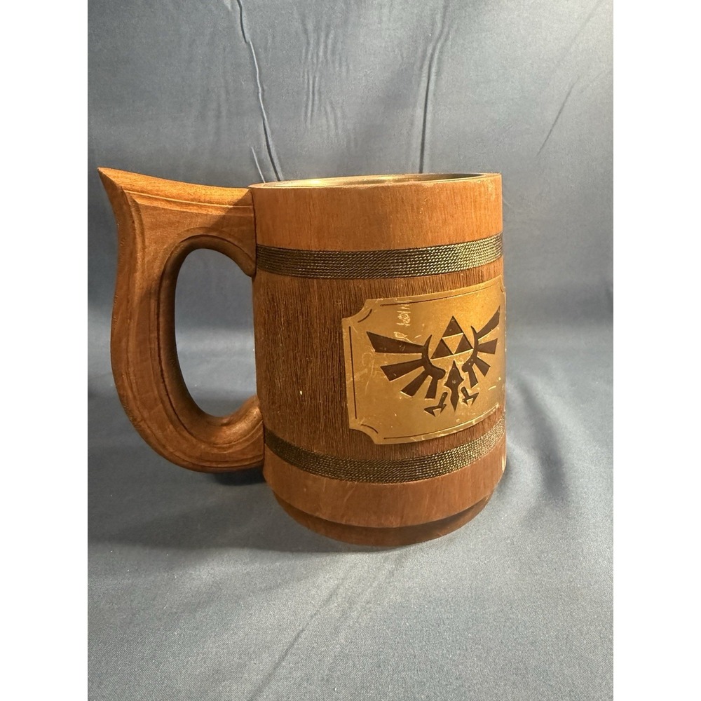 Legend of Zelda Tears Of The Kingdom Wood/Aluminum Pint Mug Stein CultureFly